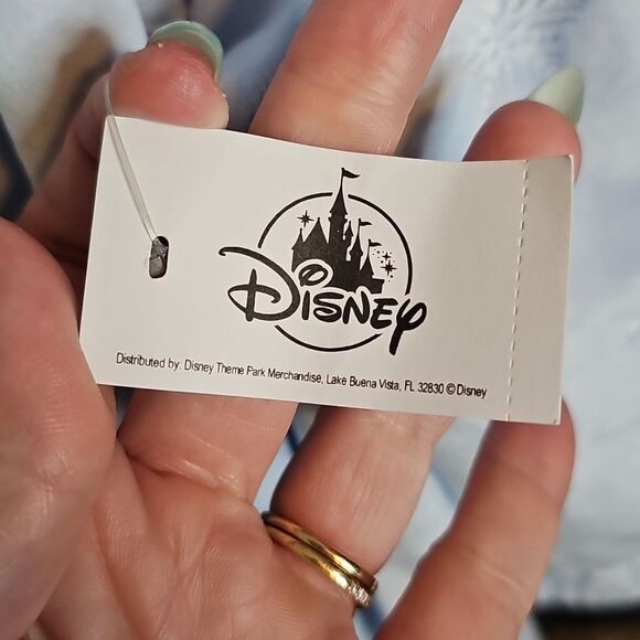 NWT Disney 2X Light Blue Velour Wrap Top Frozen Elsa Sweatshirt - Picture 7 of 11